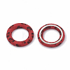 Cloth Fabric Covered Linking Rings X-WOVE-N009-06A-2