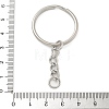 304 Stainless Steel Split Key Rings KEYC-M035-01P-3