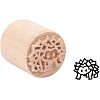 Wood Wax Seal Stamp AJEW-WH0122-004-1