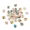  50Pcs 10 Colors Glass Cabochons GLAA-TA0001-74-1