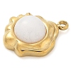 Natural White Agate Pendants STAS-K291-03B-01-2