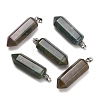 Natural Indian Agate Pendants GG-CBAA0EE-02P-06-1