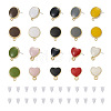 20Pcs 10 Style Alloy Enamel Stud Earring Findings FIND-EL0001-03-2