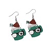 Wood Dangle Earrings FS-WG0F4E6-02-2