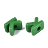 Opaque Acrylic European Beads OACR-M027-01K-11-2