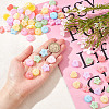 GOMAKERER 75Pcs 3 Styles Rainbow Color Resin Imitation Candy Cabochons RESI-GO0001-04-4