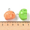 Opaque Resin Pendants RESI-I355-03P-02-3