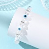 Handmade Lampwork & Glass Beads Stretch Bracelets for Women BJEW-JB13804-1