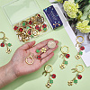 20Pcs Alloy Enamel Keychains KEYC-SC00054-3