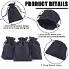 Beebeecraft Polyester Imitation Burlap Packing Pouches Drawstring Bags ABAG-BBC0001-02B-02-6