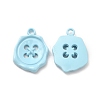 Spray Painted Alloy Pendants FIND-B018-02F-1