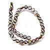 Electroplated Transparent Glass Beads Strands GL-CBA98F0-06C-02-3