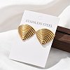 304 Stainless Steel Studs Earrings for Women EJEW-K306-22G-2