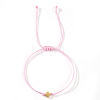 Adjustable Polyester Cord Braided Bracelets EW2287-5-1