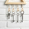 Alloy Swivel Lobster Claw Clasps & Spring Gate Rings HJEW-CA00006-02-5