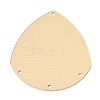 Brass 4-Hole Teardrop Chandelier Component Links KK-E805-02G-1
