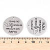 Non-Tarnish 201 Stainless Steel Pendants LS-STAS-T064-38P-13-3