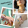 150Pcs 10 Styles Handmade Millefiori Lampwork Beads LAMP-PA0001-81-5