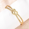 304 Stainless Steel Hinged Bangles for Women BJEW-F527-02G-2