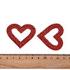 Heart Hotfix Rhinestone DIY-T004-01A-3