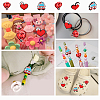 9Pcs 3 Style Hospital Theme Food Grade Eco-Friendly Silicone Beads SIL-CA0001-35-7