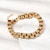 304 Stainless Steel Box Chains Bracelets for Women BJEW-P399-02G-2