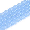 Imitation Jade Glass Beads Strands GLAA-T028-14J-04-1