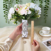 Brass & Polyester & Rhinestone Flower Bouquet Ribbon DIY-FG0010-31-3