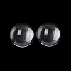Transparent Half Round Glass Cabochons X-GGLA-R027-20mm-3