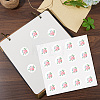 8 Sheets Plastic Waterproof Self-Adhesive Picture Stickers DIY-WH0428-066-4