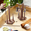 2 Bags 2 Styles Wood Baseball Ring Display Stands DJEW-OC0001-56-3