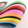 Rectangle 36 Colors Quilling Paper Strips DIY-R041-02-1