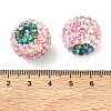 Spooky Printed Transparent Acrylic Beads AC-CBA4D01-01-4