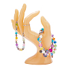 Plastic Mannequin Hand Jewelry Display Holder Stands ODIS-WH0025-107-1