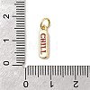 Brass Enamel Charms KK-P338-01G-D02-3