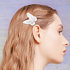 48Pcs 6 Colors Lace Butterfly Alligator Hair Clips PHAR-CP0001-15-5