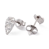 Non-Tarnish 304 Stainless Steel Stud Earring Findings STAS-L216-47P-2