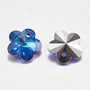 Faceted Glass Rhinestone Charms LS-RGLA-F055-12x12-001BB-2
