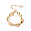 Adjustable 304 Stainless Steel Chain Finger Rings RJEW-JR00960-01-2
