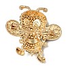 Bees Rhinestone Enamel Pins JEWB-L026-04G-01-2