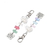 Ocean ABS Plastic Imitation Pearl & Acrylic & Alloy Pendant Decorations HJEW-JM04864-2