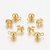 304 Stainless Steel Stud Earring Findings LS-X-STAS-F162-49G-1