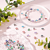 80Pcs 8 Colors CCB Plastic Beads FIND-DC0001-40-5