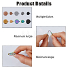 20Pcs 10 Styles 304 Stainless Steel Cuff Earrings EJEW-HS0001-35-4