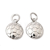 Sports Brass Charms KK-A289-04C-P-1