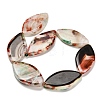 Dyed Natural Fire Crackle Agate Beads Strands G-G203-07-3