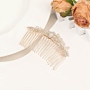 Alloy Hair Combs PW-WG713EE-12-1