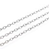 Tarnish Resistant 304 Stainless Steel Cable Chains CHS-R002-0.4mm-1