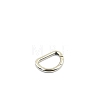 D-shaped Zinc Alloy Spring Ring Clasps PW-WGC1CD5-03-1