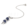 Natural Lapis Lazuli Pointed Dowsing Pendulums G-K338-29P-03-2